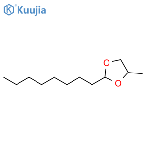 4-methyl-2-octyl-1,3-dioxolane structure