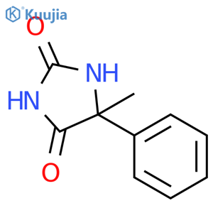 5-methyl-5-phenylimidazolidine-2,4-dione structure