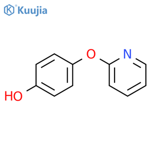 4-(pyridin-2-yloxy)phenol structure