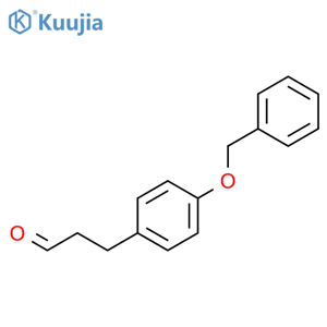 3-[4-(benzyloxy)phenyl]propanal structure