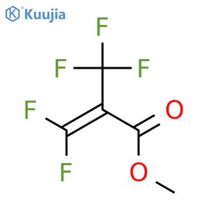 2-Propenoic acid,3,3-difluoro-2-(trifluoromethyl)-, methyl ester structure