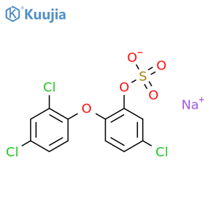 Triclosan O-Sulfate Sodium Salt structure