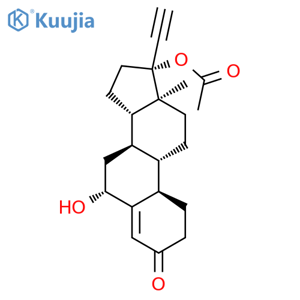 6b-Hydroxy Norethindrone Acetate structure