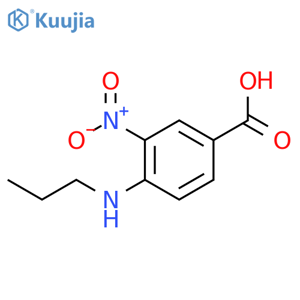 3-Nitro-4-(propylamino)benzoic acid structure