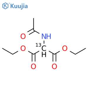 diethyl acetamidomalonate-2-13C structure