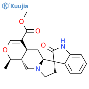 Spiro[3H-indole-3,6'(4'aH)-[1H]pyrano[3,4-f]indolizine]-4'-carboxylicacid, 1,2,5',5'a,7',8',10',10'a-octahydro-1'-methyl-2-oxo-, methyl ester,(1'R,3S,4'aS,5'aS,10'aR)- structure