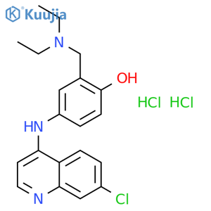 Amodiaquine dihydrochloride structure