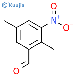 2,5-Dimethyl-3-nitrobenzaldehyde structure