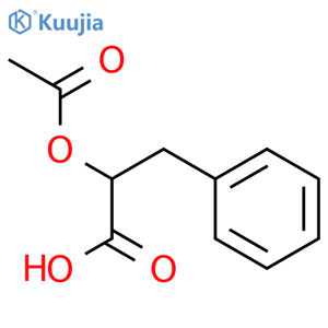 2-Acetoxy-3-phenylpropanoic acid structure