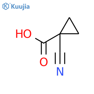 1-Cyanocyclopropanecarboxylic acid structure