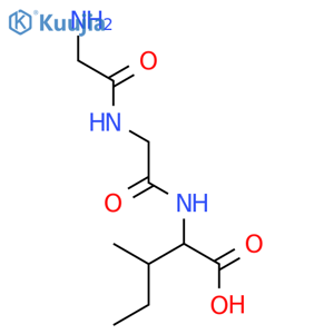 Glycylglycyl-l-isoleucine structure