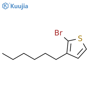 2-Bromo-3-hexylthiophene structure