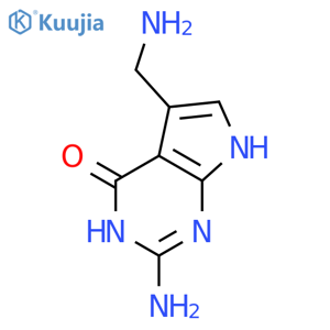 2-amino-5-(aminomethyl)-3,7-dihydro-4H-Pyrrolo[2,3-d]pyrimidin-4-one structure