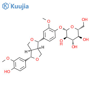 Pinoresinol 4-O-β-D-glucopyranoside structure