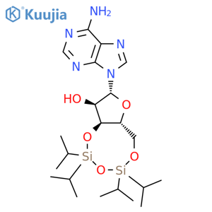 3,5-O-(1,1,3,3-Tetraisopropyl-1,3-disiloxanediyl)adenosine structure