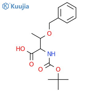 Boc-D-Thr(Bzl)-OH structure
