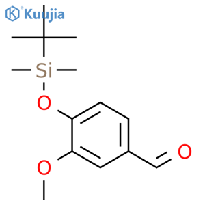 Methoxy-4-(1,1-dimethylethyl)dimethylsilyloxy-3-benzaldehyde structure