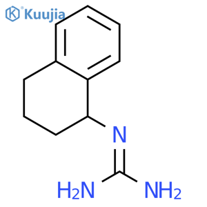 Guanidine,N-(1,2,3,4-tetrahydro-1-naphthalenyl)-, hydrochloride (1:1) structure