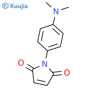 1-4-(dimethylamino)phenyl-2,5-dihydro-1H-pyrrole-2,5-dione structure