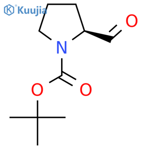 tert-butyl (2S)-2-formylpyrrolidine-1-carboxylate structure