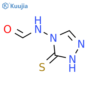 Formamide,N-(1,5-dihydro-5-thioxo-4H-1,2,4-triazol-4-yl)- structure