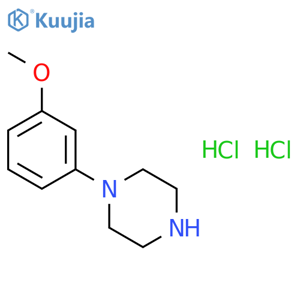 1-(3-Methoxyphenyl)piperazine dihydrochloride structure