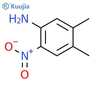 4,5-Dimethyl-2-nitroaniline structure