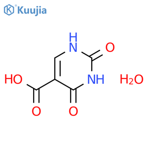 Uracil-5-carboxylic acid monohydrate structure