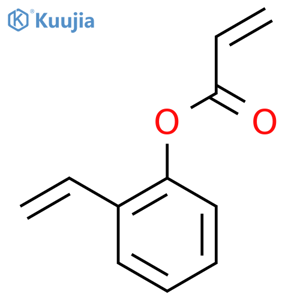 Acrylic acid 2-vinylphenyl ester structure