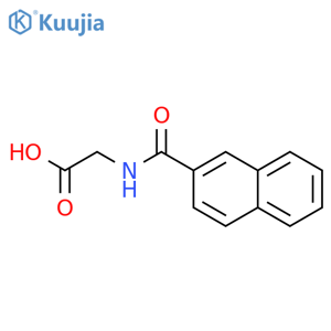 2-(Naphthalen-2-ylformamido)acetic Acid structure