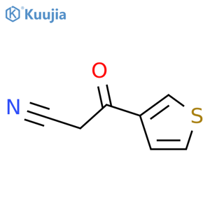 3-Oxo-3-(thiophen-3-yl)propanenitrile structure