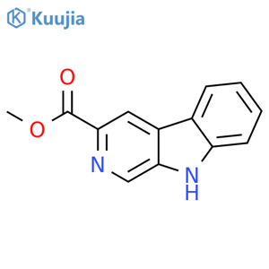 9H-Pyrido[3,4-b]indole-3-carboxylicacid, methyl ester structure