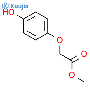 Methyl 2-(4-hydroxyphenoxy)acetate structure