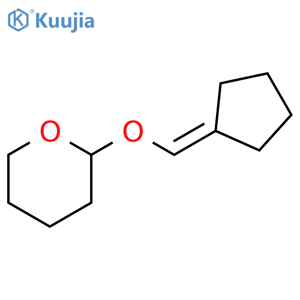 2-(Cyclopentylidenemethoxy)tetrahydro-2H-pyran structure