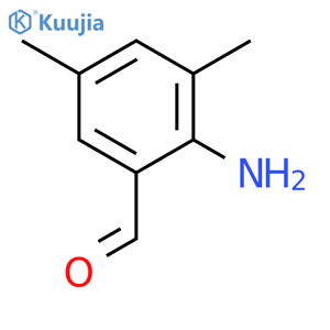 2-amino-3,5-dimethylbenzaldehyde structure