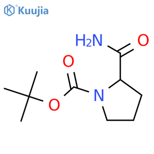 1-Boc-D-prolinamide structure