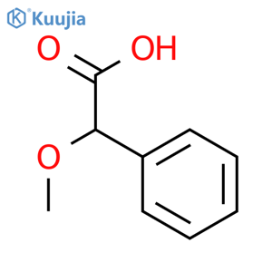 DL-α-Methoxyphenylacetic acid structure