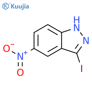 3-Iodo-5-nitro-1H-indazole structure