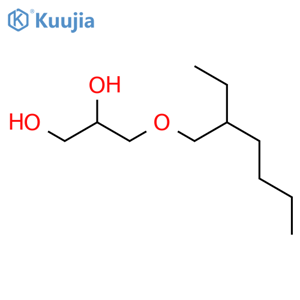 3-2-(Ethylhexyl)oxyl-1,2-propandiol structure