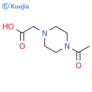 2-(4-acetylpiperazin-1-yl)acetic acid structure