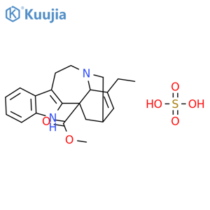 Catharanthine Sulfate structure