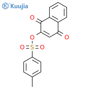 1,4-Naphthalenedione, 2-[[(4-methylphenyl)sulfonyl]oxy]- structure