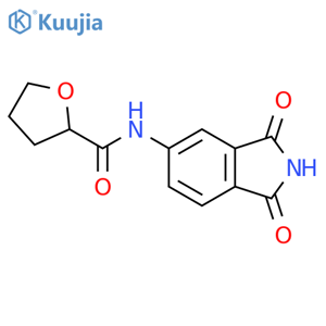 2-Furancarboxamide,N-(2,3-dihydro-1,3-dioxo-1H-isoindol-5-yl)tetrahydro- structure