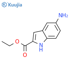 Ethyl 5-amino-1H-indole-2-carboxylate structure