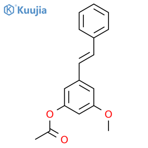 (E)-3-Acetoxy-5-methoxystilbene structure