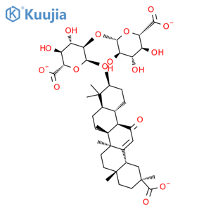 Trisodium glycyrrhizinate structure