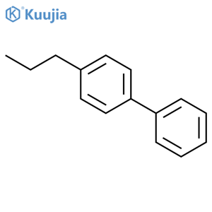 4-Propylbiphenyl structure