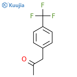 1-[4-(trifluoromethyl)phenyl]propan-2-one structure