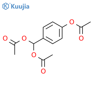 Methanediol,1-[4-(acetyloxy)phenyl]-, 1,1-diacetate structure