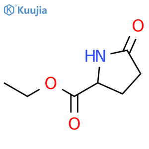 Ethyl (2S)-5-oxopyrrolidine-2-carboxylate structure